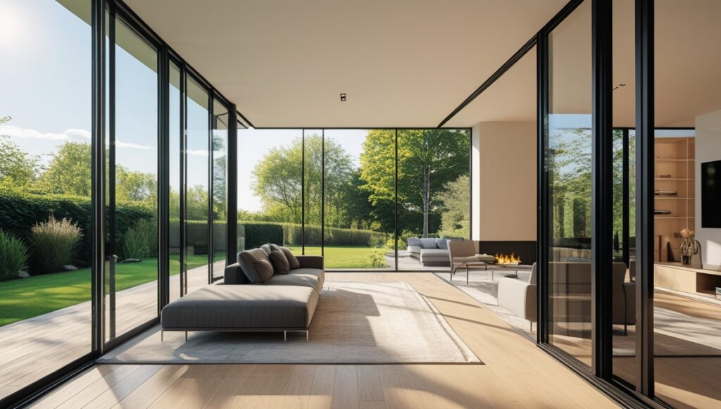 System aluminium windows